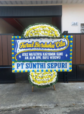 Papan Bunga Duka di Pogoma