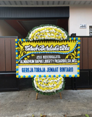 Papan Bunga Duka di Pogoma